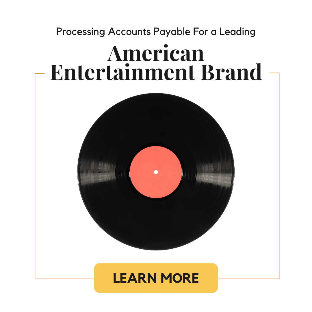Accounts Payable Processing Leading American Entertainment Brand