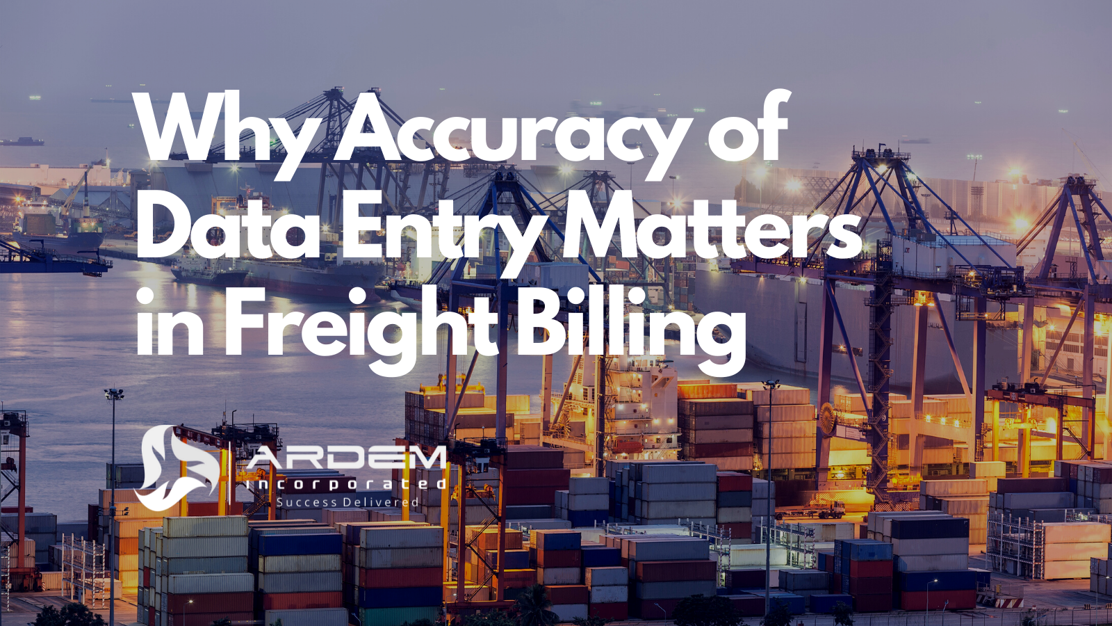 Freight billing data entry