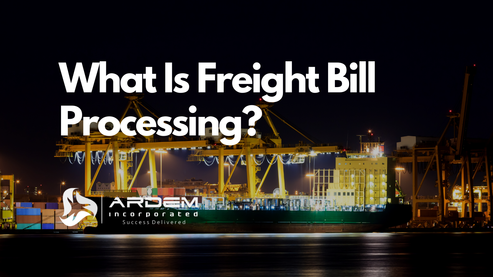 freight bill processing data entry outsourcing