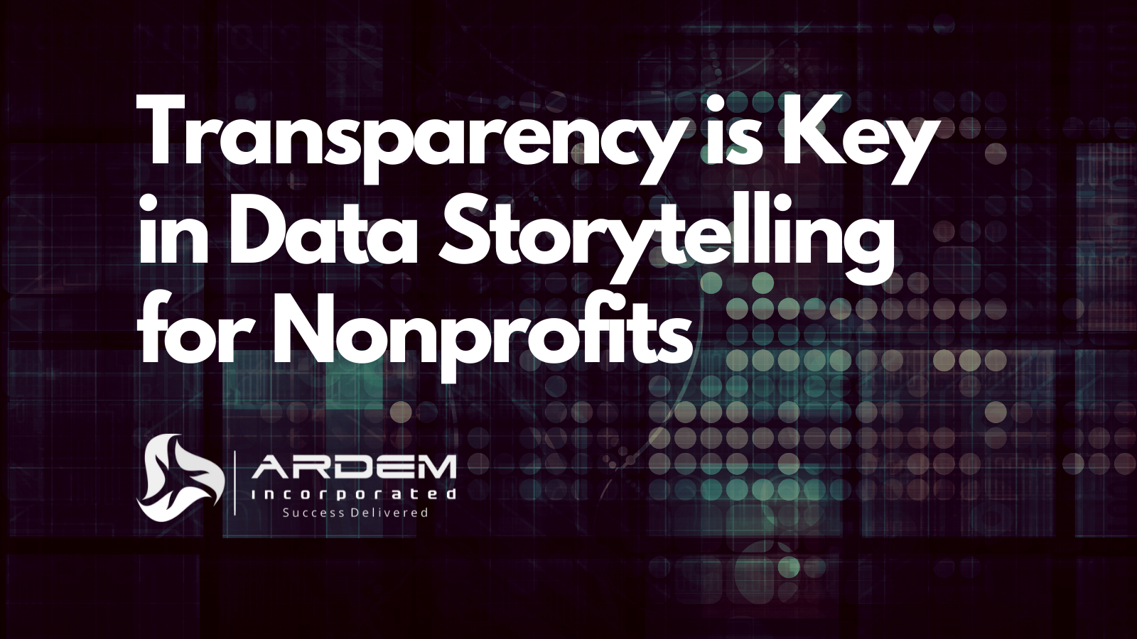 nonprofits data storytelling transparency outsourcing blog