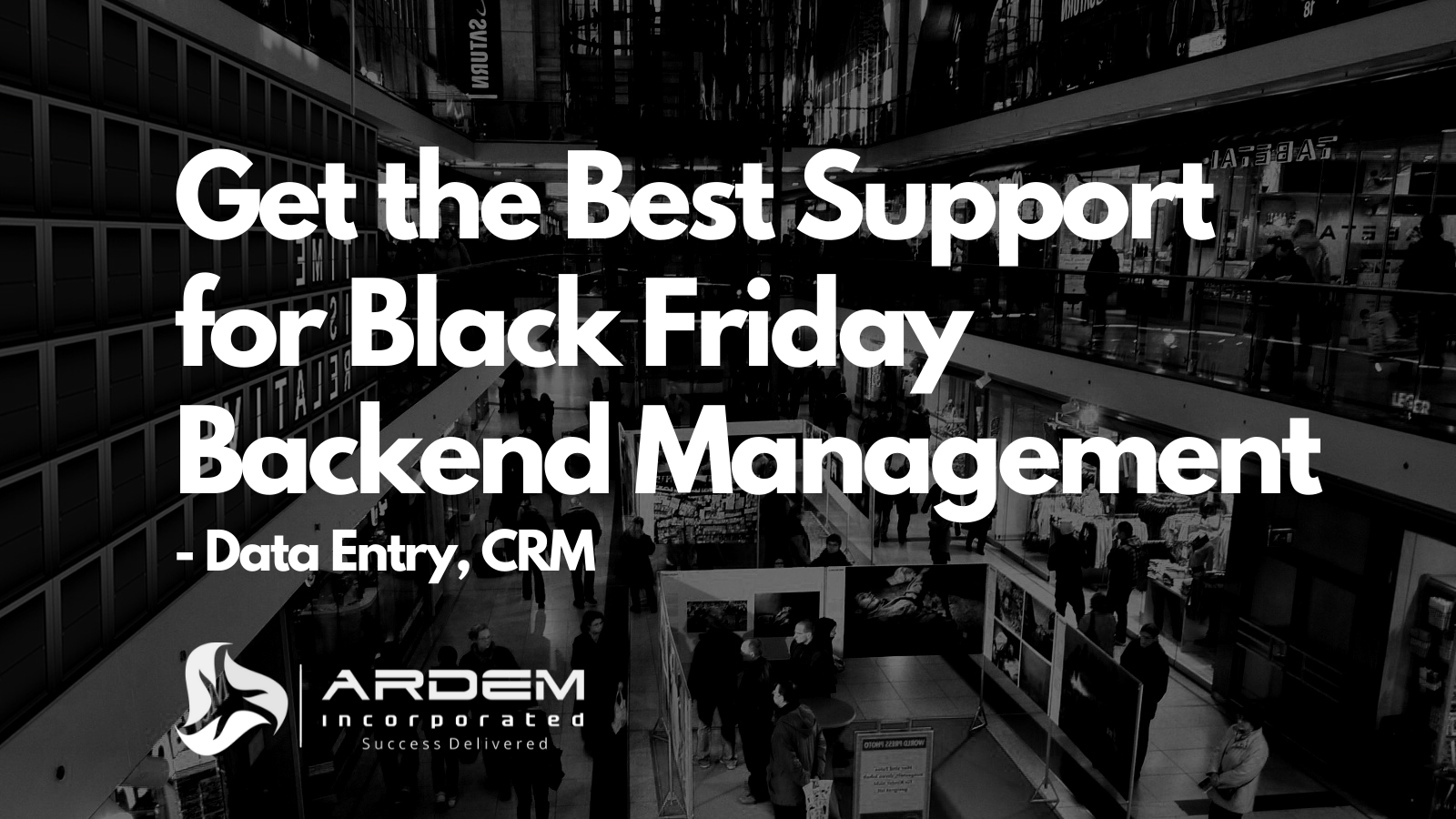Black Friday Data Entry Outsourcing CRM blog