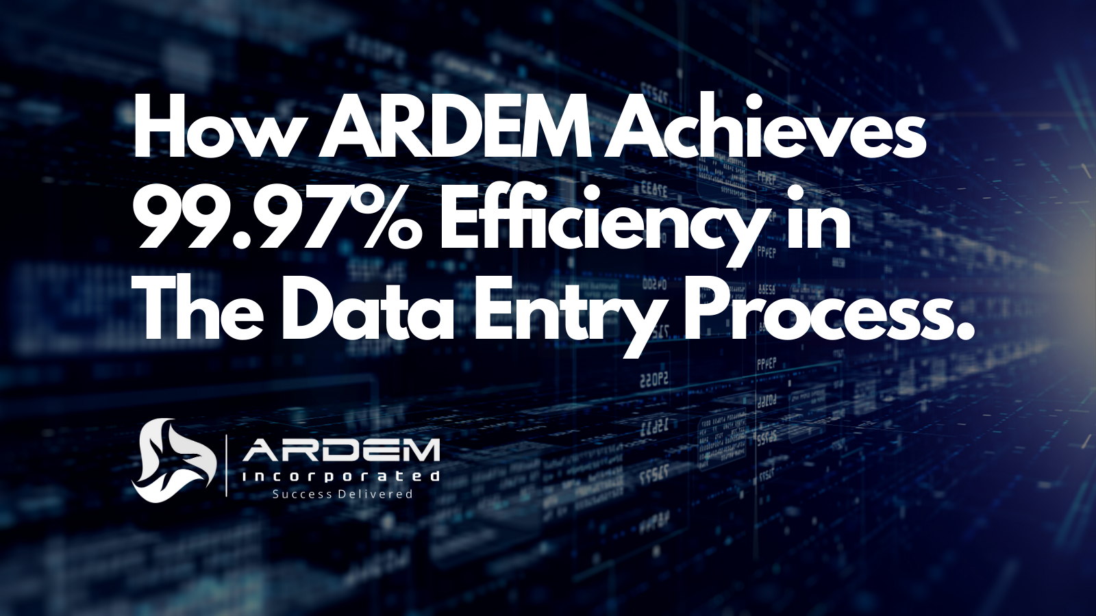 ARDEM Data Entry Outsourcing Blog